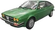 Metal Diecast Model Car 1:18 for Scale 1976 Alfa Romeo Sud Sprint Resin Diecast Car Model Static Souvenir Display Gift Collection Vehicles Toys