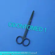 Operating Scissors Curved 5" Sharp/Blunt Black Coated Surgical Instruments
