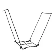 Foldable Trash Bag Holder Portable Bin Bag Holder Easy Transport Frequent Use