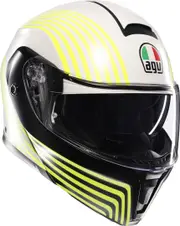 AGV Streetmodular Iseo Helmet, white-yellow, Size XL for Men White Yellow