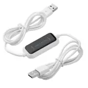 Portable USB PC to PC Transfer Cable Online Share Sync Link Net Direct Data File Transfer Bridge Easy Operation New
