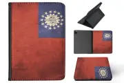 CASE COVER FOR APPLE IPAD|MYANMAR-BURMA COUNTRY FLAG