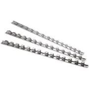 LASER Socket Rails - 1/4in. 3/8in. & 1/2in. Drive - 3 Piece Set 0090 [AU]
