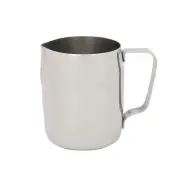 1x Stainless Steel Milk Jug 410ml Coffee Latte Cream Frother Frothing Pitcher