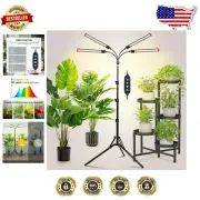 Bright 36W LED Grow Light with Tripod Stand & Timer for Thriving Indoor Gardens