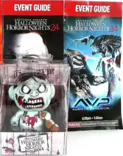 2014 ZOMBIE GIRL FIGURE HALLOWEEN HORROR NIGHT UNIVERSAL WALKING DEAD 2 GUIDES