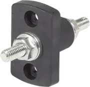 Blue Sea Terminal Feed Through Connector - 5/16 Studs Black