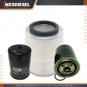 Wesfil Oil Air Fuel Filter Service Kit for Mitsubishi Pajero NL Triton MK 2.8 TD (for: Mitsubishi)