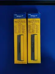 Lot (2) Pelikan P288 Black Fabric Cartridge Ribbons For Epson Printers