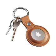Cygnett 2x StyleTrack Genuine Leather Apple AirTag Case (Brown)