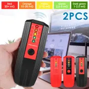 2Pcs Electromagnetic Radiation Detector 50Hz20000Hz Portable EMF（