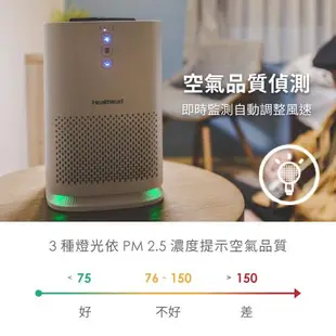 【德國 Healthlead】超濾淨抗敏強效空氣清淨機(H13級HEPA濾網/手機無線充電功能/小坪數首選/節能省電) 贈市價$3580 隨行氣泡水機