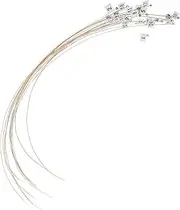 Kisangel 1 Set Brass Lyre Strings Replacement Durable Lyre Harp Strings Craftsmanship for Musicians Standard Tension for Beautiful Tones