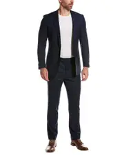 Cavalli Class 2pc Slim Fit Wool-Blend Suit