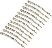 OATIPHO 12pc Set Fashion Crystal Hair Clips Girls Hair Barrettes Stylish Temperament for Ladies