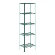 Regency 18" Wide NSF Green Epoxy 5-Shelf Kit with 86" Posts WS-460EG1824K85