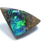 BREATHTAKING 22.40 CT AUSTRALIAN BOULDER OPAL Electric Fire Polished Gem VIDEO