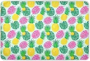 Summer Pineapple Palm Leaf Blue Changing Pad Covers Soft Absorbent Potty Training Sheets Cover Machine Washable Toddler Bedding Products for Children Adults Pets , 52" L x 34" W