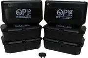 Opkill 6 Tamper Proof Mouse Rodent Bait Box Stations for the Safe Control of Poison & Pest Traps, Heavy Duty Outdoor for bait Poison Usage