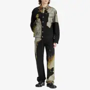 Alexander McQueen Acid Treatment Denim Jeans