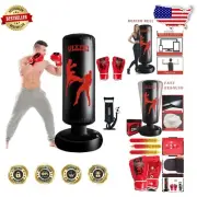 Lightweight 67" Inflatable Boxing Bag with Boxing Gloves - Empower Your Fitness