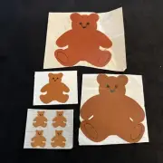 Mixed Lot Of Vintage 80’s Mrs. Grossman’s TEDDY BEAR Stickers -