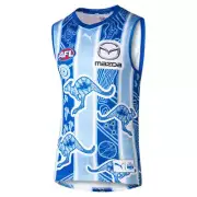 North Melbourne Kangaroos AFL Puma 2024 Indigenous Guernsey Sizes S-3XL!
