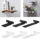Wall Mounted Concealed Shelf Bracket Space Saving Shelf Furniture Holder Shelf