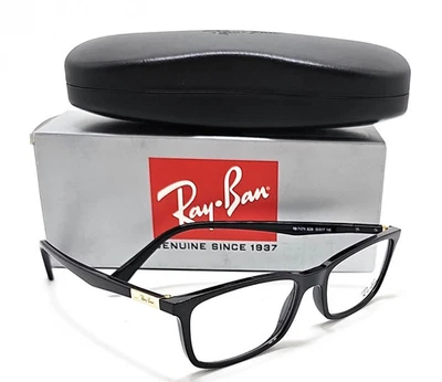 Ray-Ban RX7127II 8239 Black Frame Reading Glasses/Bifocal/Progressive Lenses