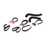 Radiator Hose + Gates Belt Kit for Honda Accord 2.0L 12V EFI A20A4 1987-1989