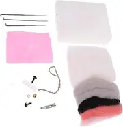 HOODANCOS 1 Set Felted Animal Needle Kit for DIY Crafts Complete Set with Tools Accessories for Creative Projects Present for Adults for Decorating Bags Hats