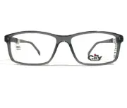 City Eyewear DC 39 COL 20 Eyeglasses Frames Clear Grey Square Full Rim 53-15-135