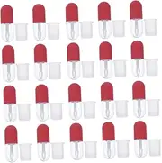 Beaupretty 20pcs Refillable Lip Gloss Tubes Empty Lip Color Containers for Travel Durable Lightweight Design for DIY Beauty and Everyday Use