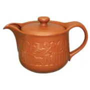 Teapot Kyusu Tokoname - MAMIYA - Orange - 320 ml cc - Stainless Infuser - Egypt