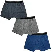 GARAU(ガロー) Gallo Boxer Briefs, Front Opening, 3-Piece Set, Cationic, Heathered, 130-170 Boys