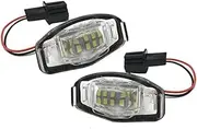 XEDLAMP 2pcs Number Plate Light License Plate Light Assembly for MDX RI TI TS Number Plate Light