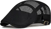 [LHLZNB] Men's Flat Cap UK | Tweed Hat Classic Vintage for Countryside Walking & Driving | Adjustable Wool Ivy Cap 58-60cm，Men's Hats & caps，Men's Flat caps，Flat Cap