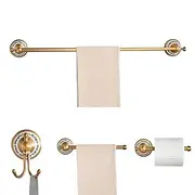 Antique Bronze Bathroom Hardware Set, Brass Adjustable Towel Rack, Toilet Roll Paper Holder, Hand Towel Holder, Hook, Bathroom Accessories Set Wall Mounted