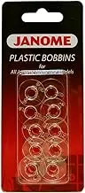 Janome 10 Plastic Bobbins (Part No. 200122717)