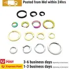 1 Pair Huggie Earrings Surgical Steel Hinged Sleeper Rings Jewellery 2mm Thick