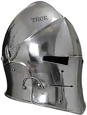 THOR INSTRUMENTS Templar Crusaders Halloween Costume Props Rustic Vintage Home Decor Gifts, Chrome