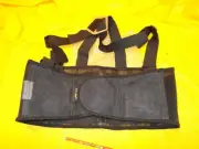 DECADE BACK SUPPORT lifting safety brace SIZE LARGE BLACK