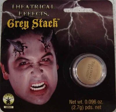 Grey Stack Makeup Gray Dead Undead Zombie Vampire Halloween Costume Accessory