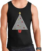 [Original Stormtrooper] Helmet Christmas Tree Men's Vest Black