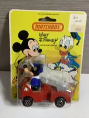 Vintage Matchbox Walt Disney Die Cast Toy Mickey's Fire Engine WD-1