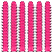 100Pcs Drawstring Backpack Bulk Draw String Bags Gym Cinch Sack Rose Red