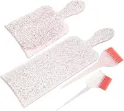 DONFAMDS 1Set Highlighting Paddle Board with Comb DIY Hair Coloring Tint Brush Kit for Salon Use Durable and Reusable Hair Dye Tools for Highlights and Coloring