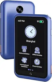 Labymos Portable 4G Language Translator Device with 138 Languages Voice Translating 19 Offline Translation Simultaneous Interpretation Support Data SIM Card Voice Video Text/Photo Translate Group