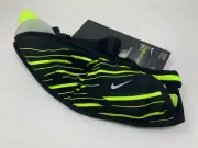 Nike Unisex Double Pocket Running Flask Belt 20oz Black/Volt One Size