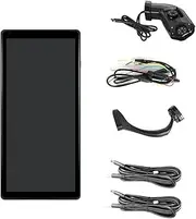 10.36inch Car Side View Vertical Monitor for Truck Bus Rearview Mirror Touch Screen 2 Channel DVR IP68 Recorder Left